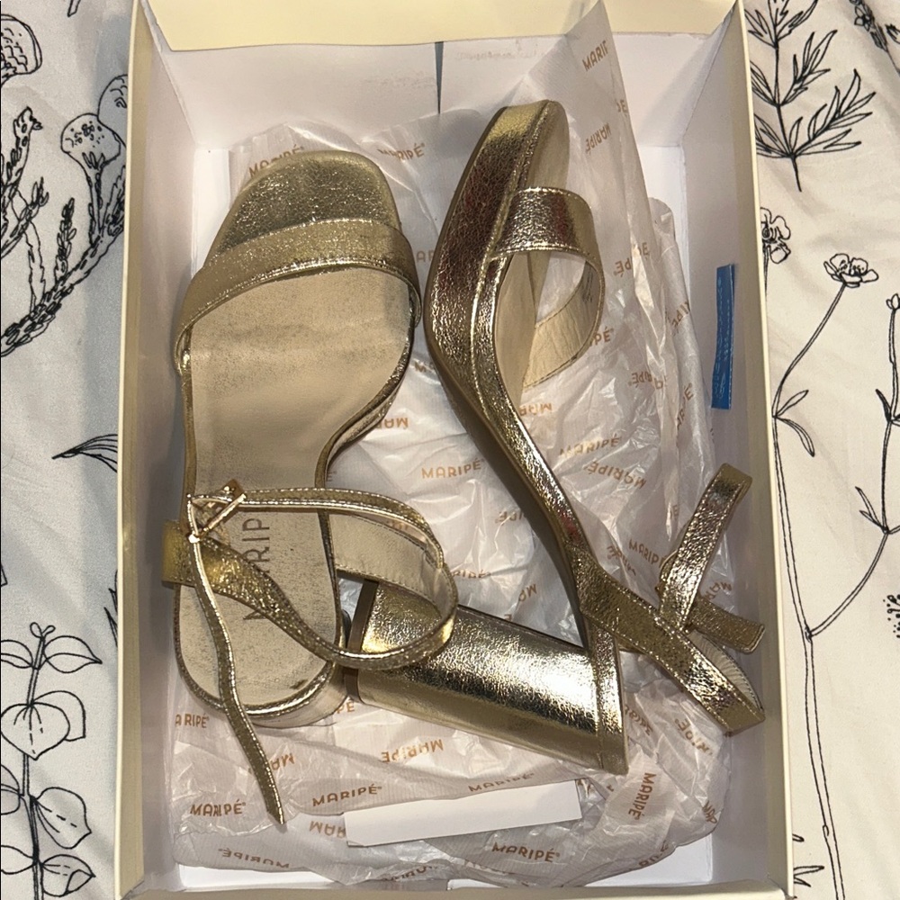 Gold Women's Heels